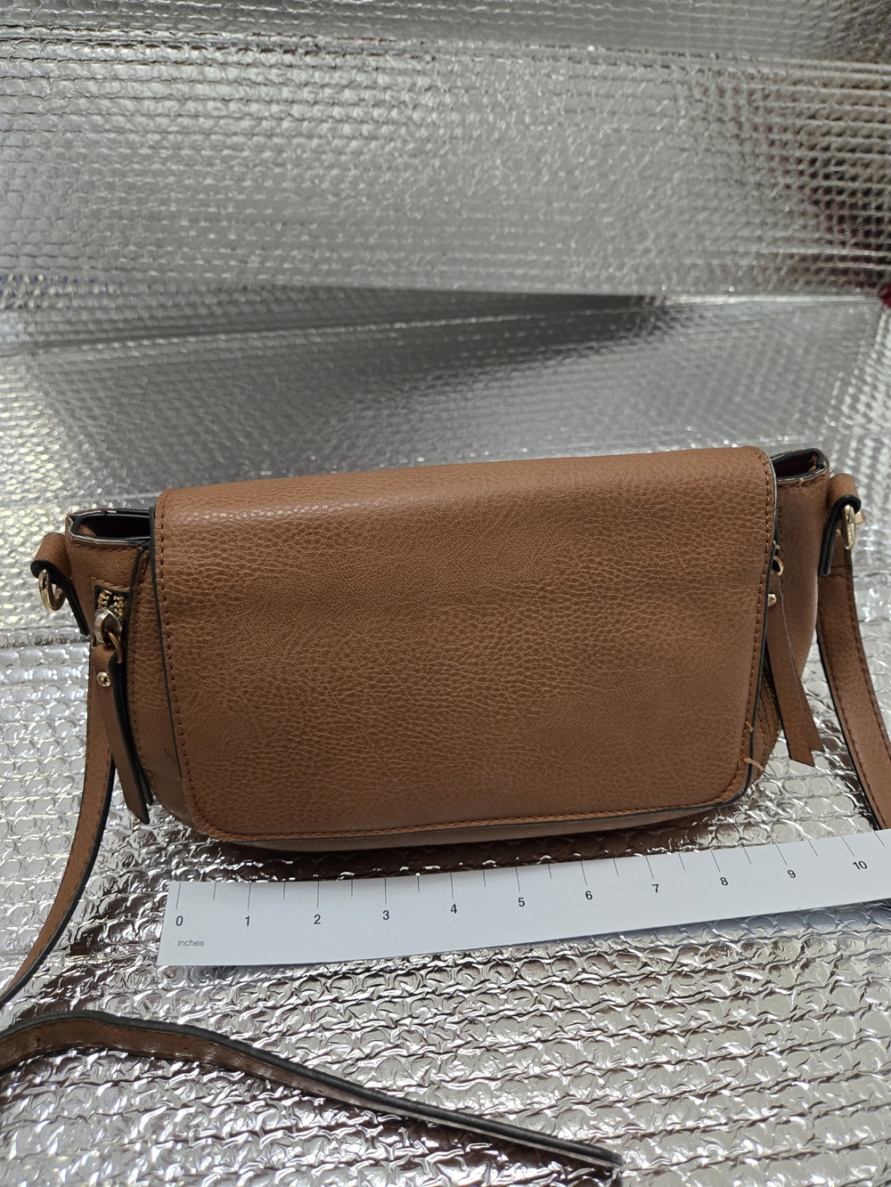 Classic Tan Crossbody Bag for Women - Sleek Everyday Style